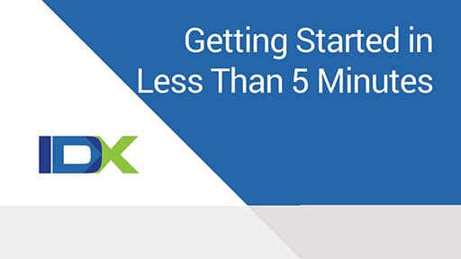 Getting Started with IDX