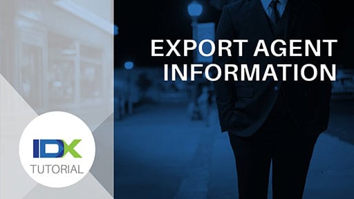 Export Agent Information
