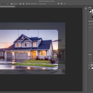 Crop images with Photoshop